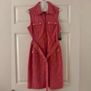 Sharagano Pink Sleeveless Dress